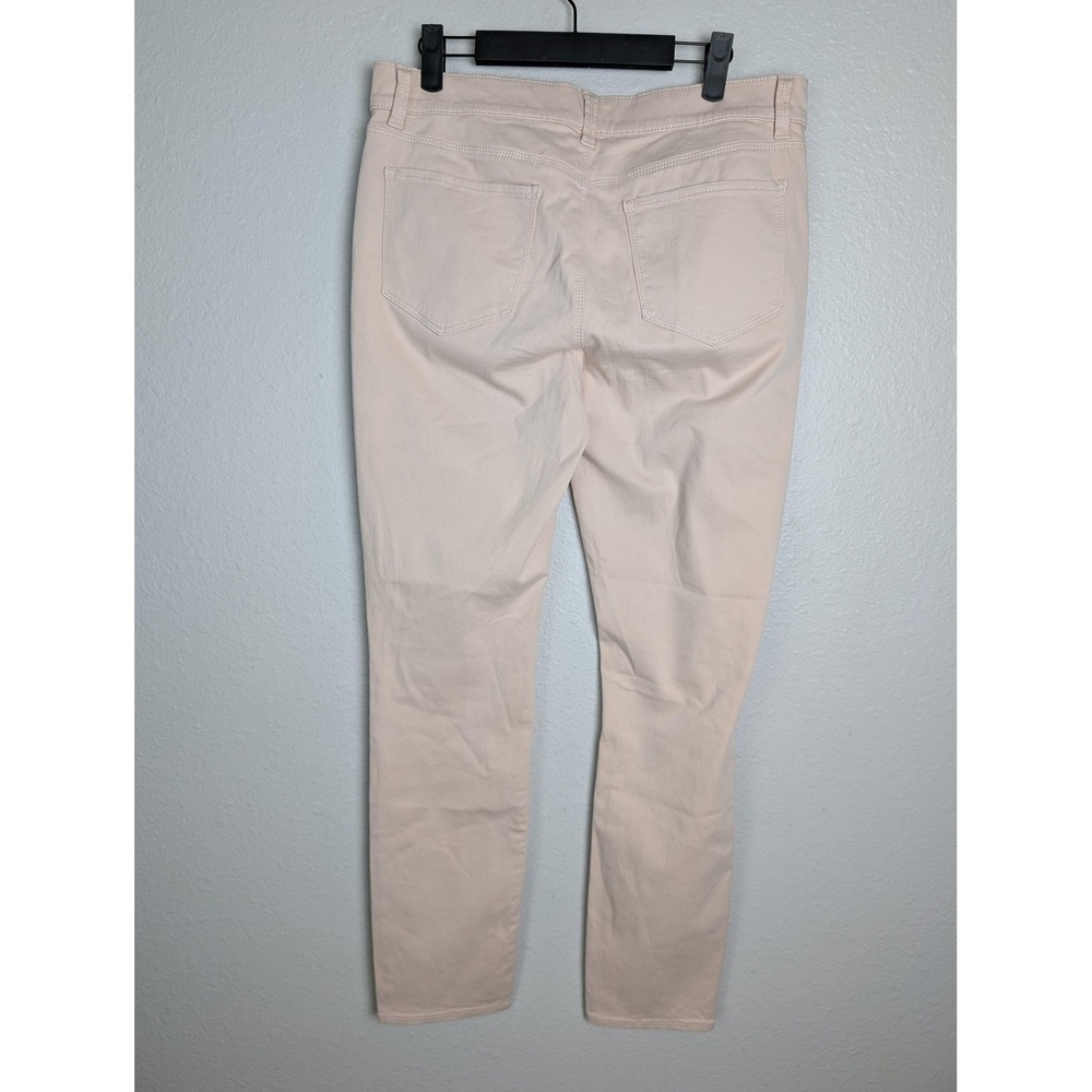 Ann Taylor Pants Womens‎ 10 Pink Chino Ankle Slim Twill Stretch Pockets Zip - Picture 7 of 7
